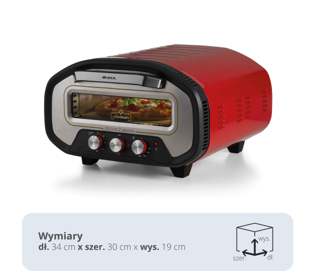 Ariete Piec do pizzy 3901 - 1539811 - zdjęcie 9